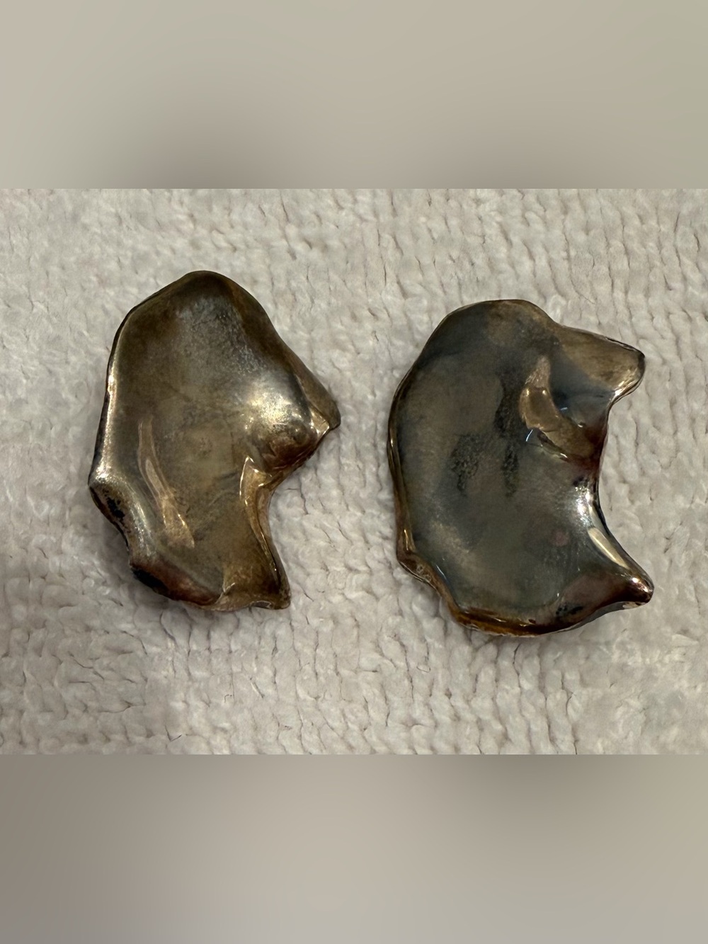Mignon Faget Silver Oyster Earrings